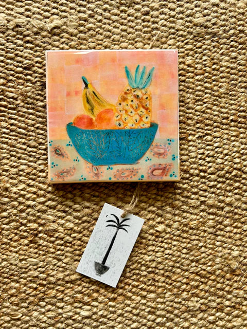 SUE FANTINI Square Tile TUTTI FRUITTI