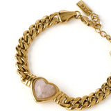 AOE Valentine Bracelet ROSE QUARTZ