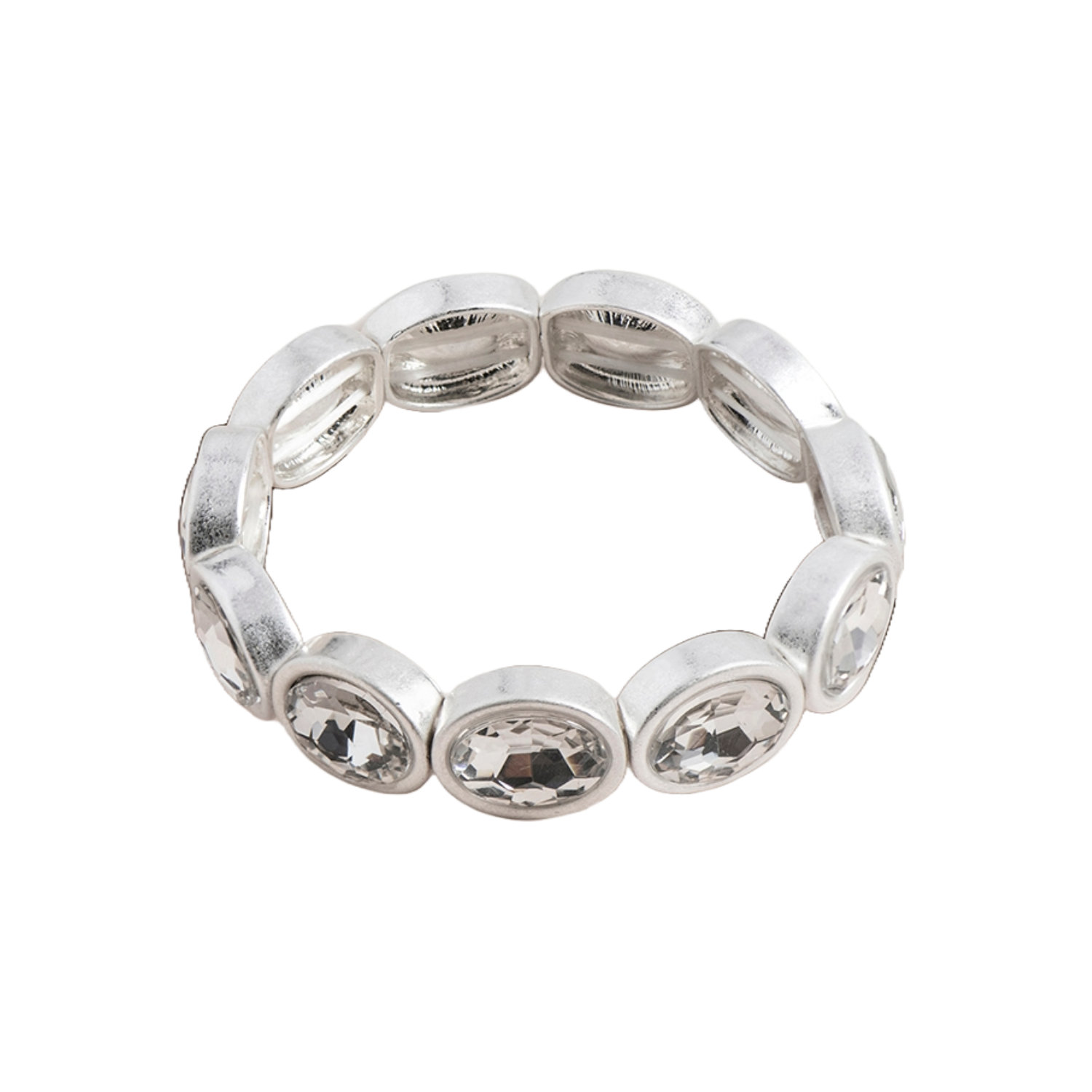 Gem Stretch Bracelet SILVER