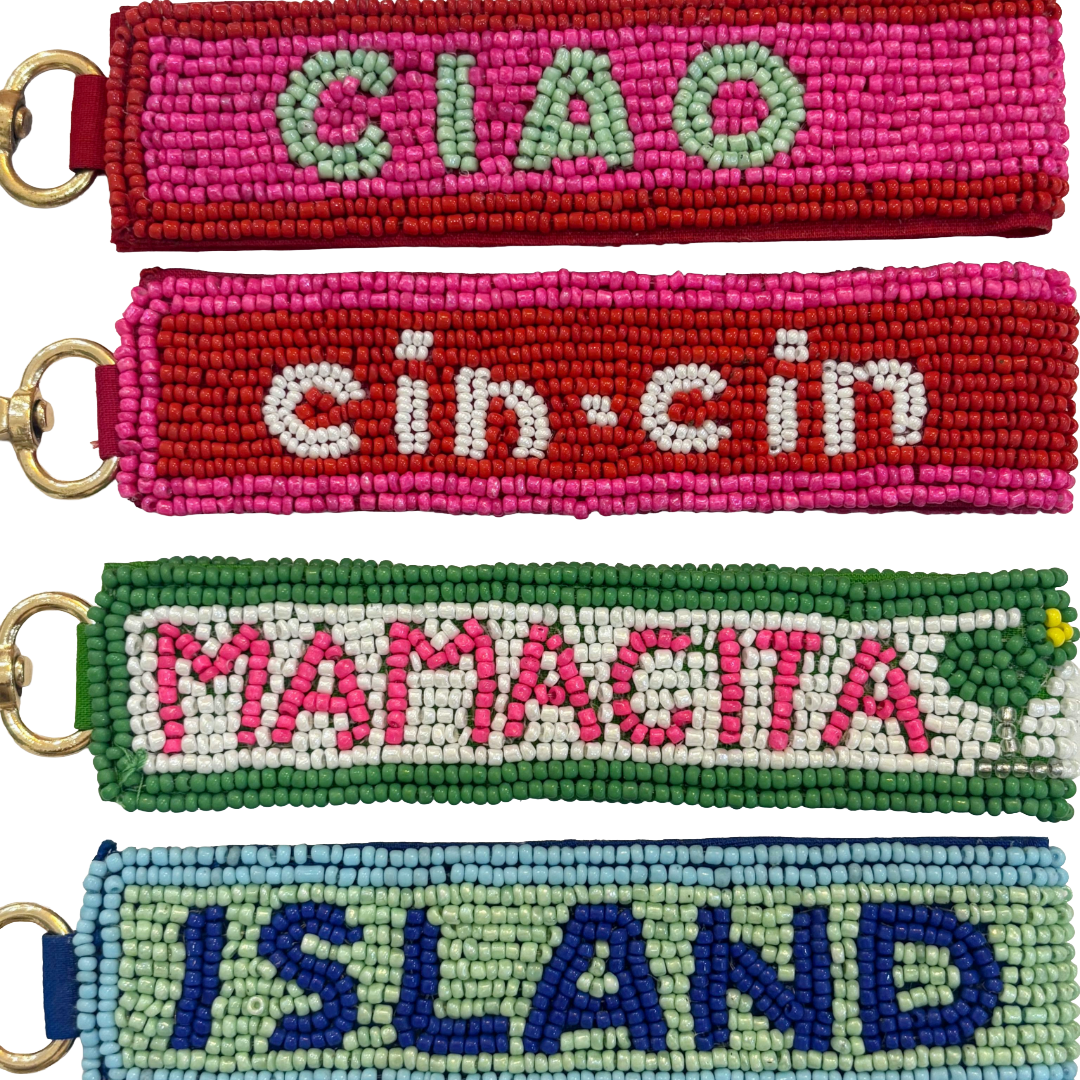 Beaded Keychain CIAO BELLA