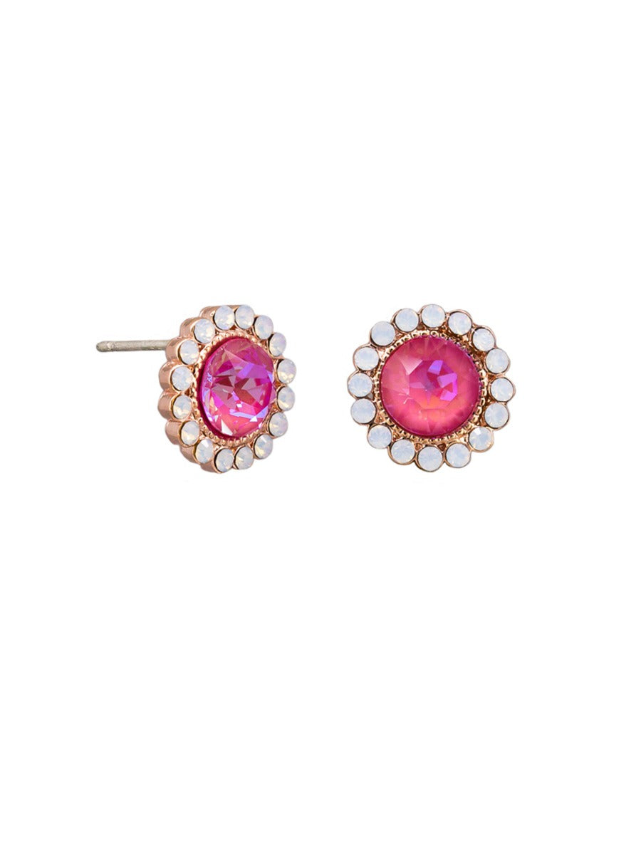 TT24 Pink Alice Crystal Earrings