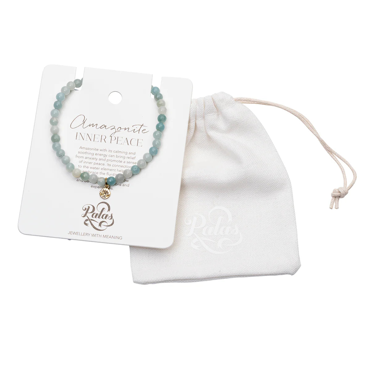 PALAS Healing Gem Bracelet AMAZONITE