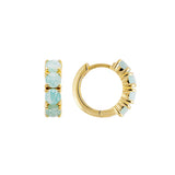 FAIRLEY Midi Hoops AMAZONITE