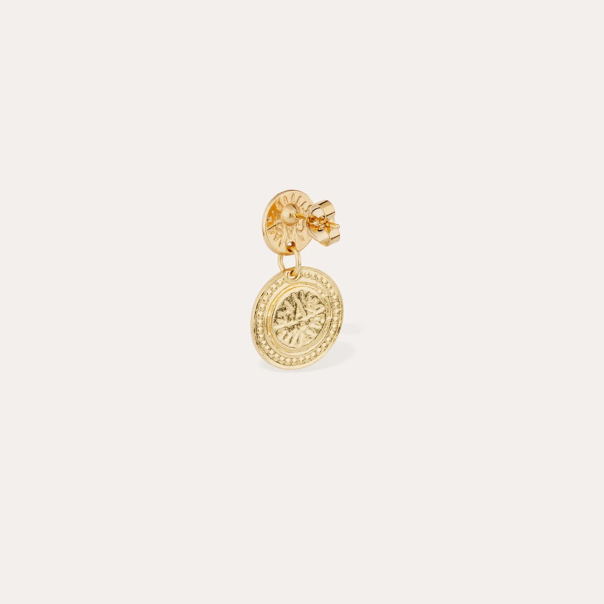 GAS BIJOUX Sequin Earrings CRYSTAL