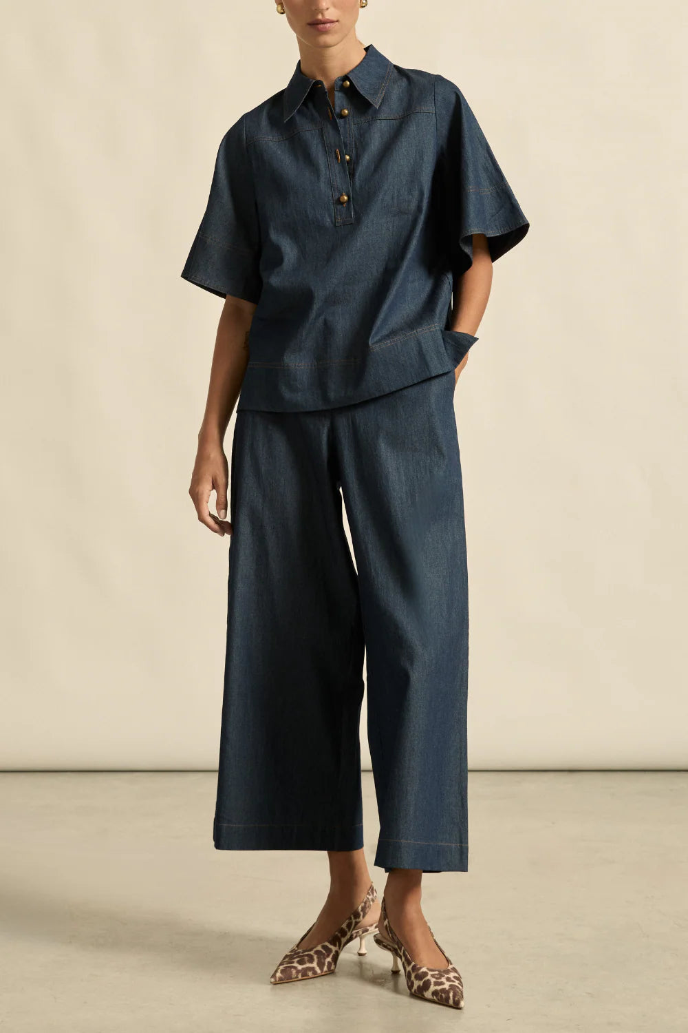 ZOE KRATZMANN Astute Pant DARK CHAMBRAY