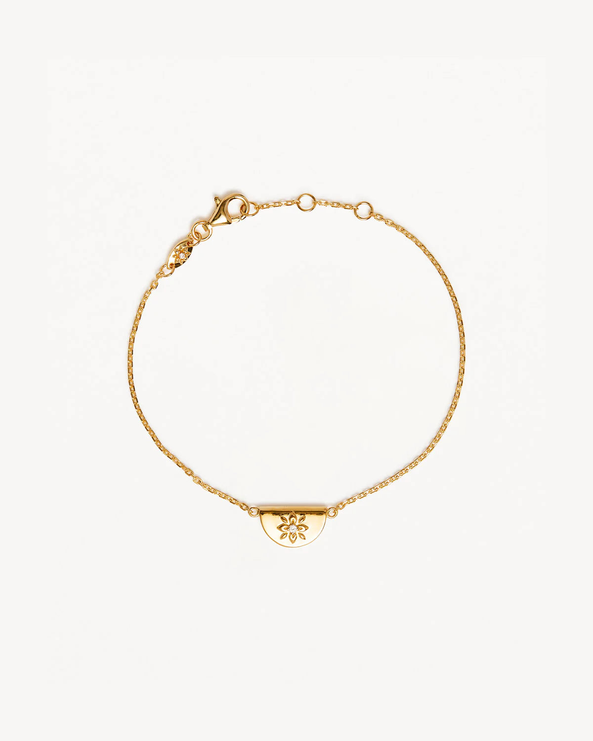 By Charlotte Lotus Bracelet GOLD