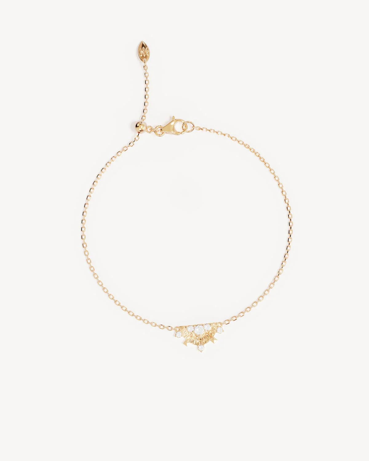 By Charlotte Lotus Rain Bracelet GOLD