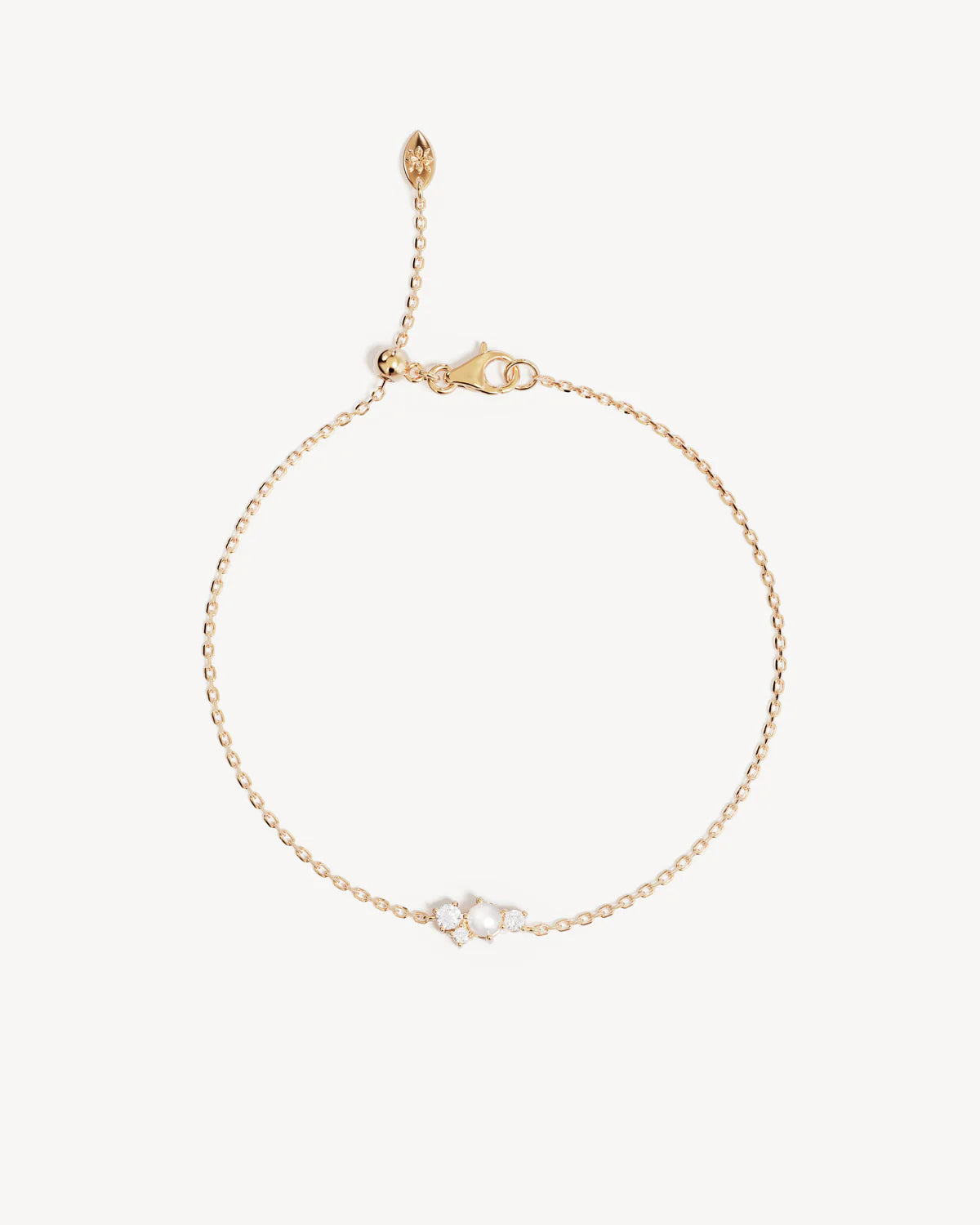 By Charlotte Love in Stillness Pearl Bracelet GOLD