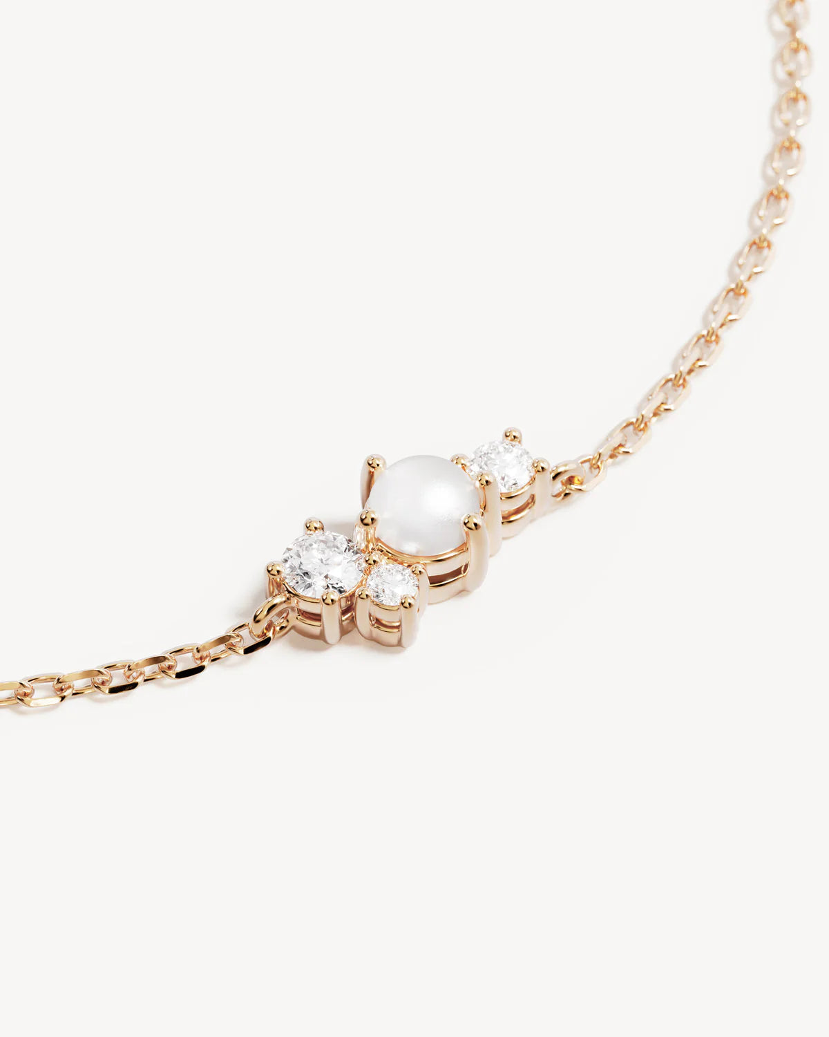 By Charlotte Love in Stillness Pearl Bracelet GOLD