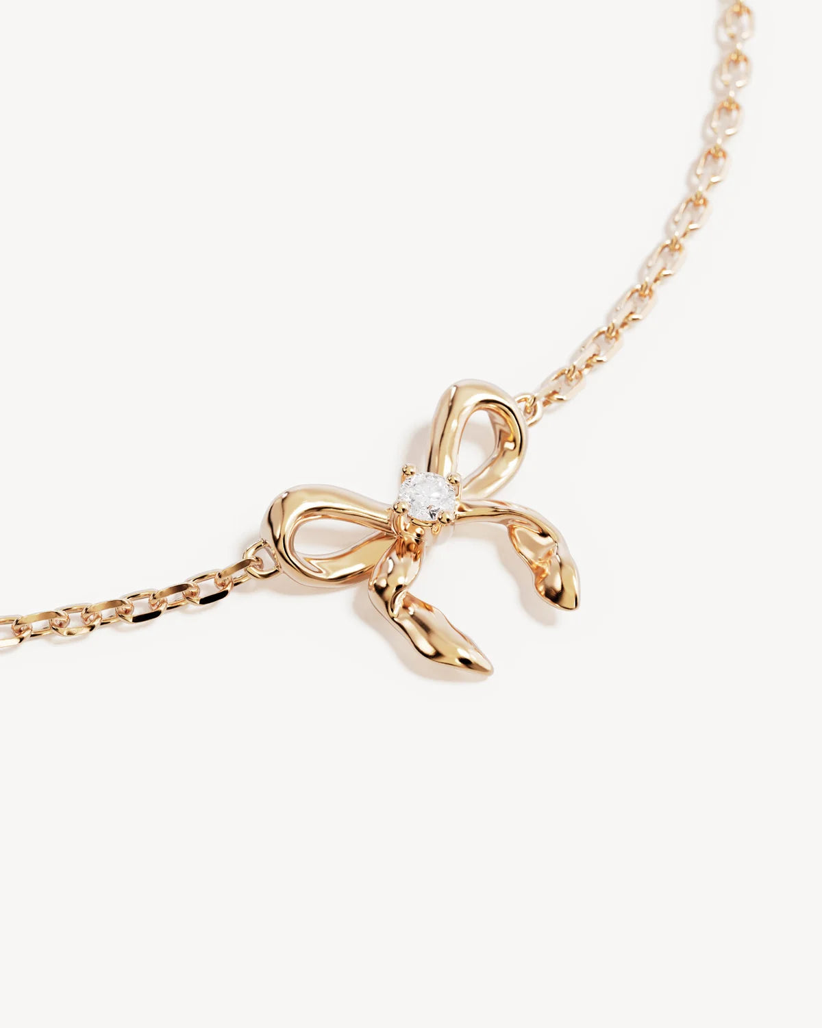 By Charlotte Forever More Bow Bracelet GOLD