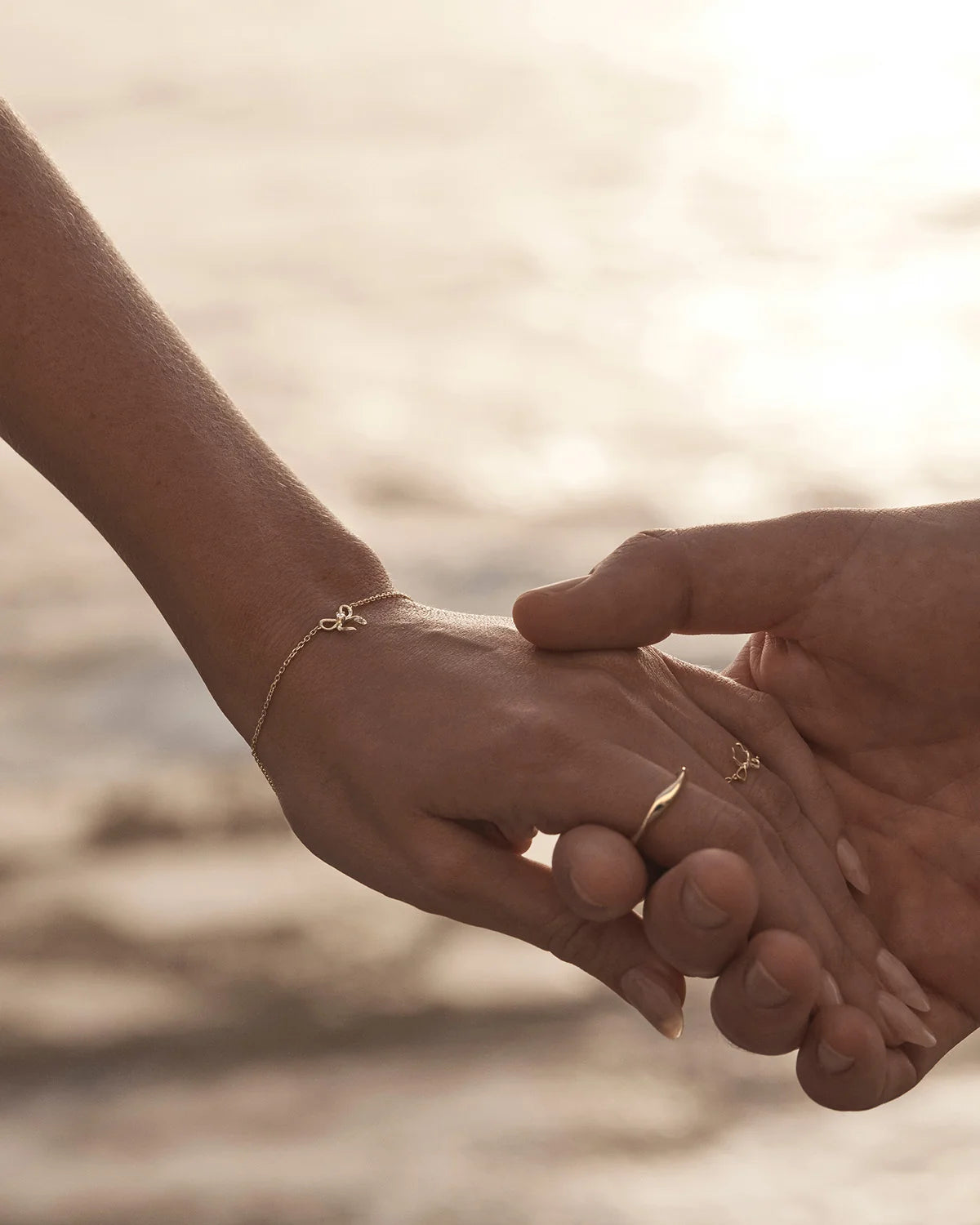 By Charlotte Forever More Bow Bracelet GOLD