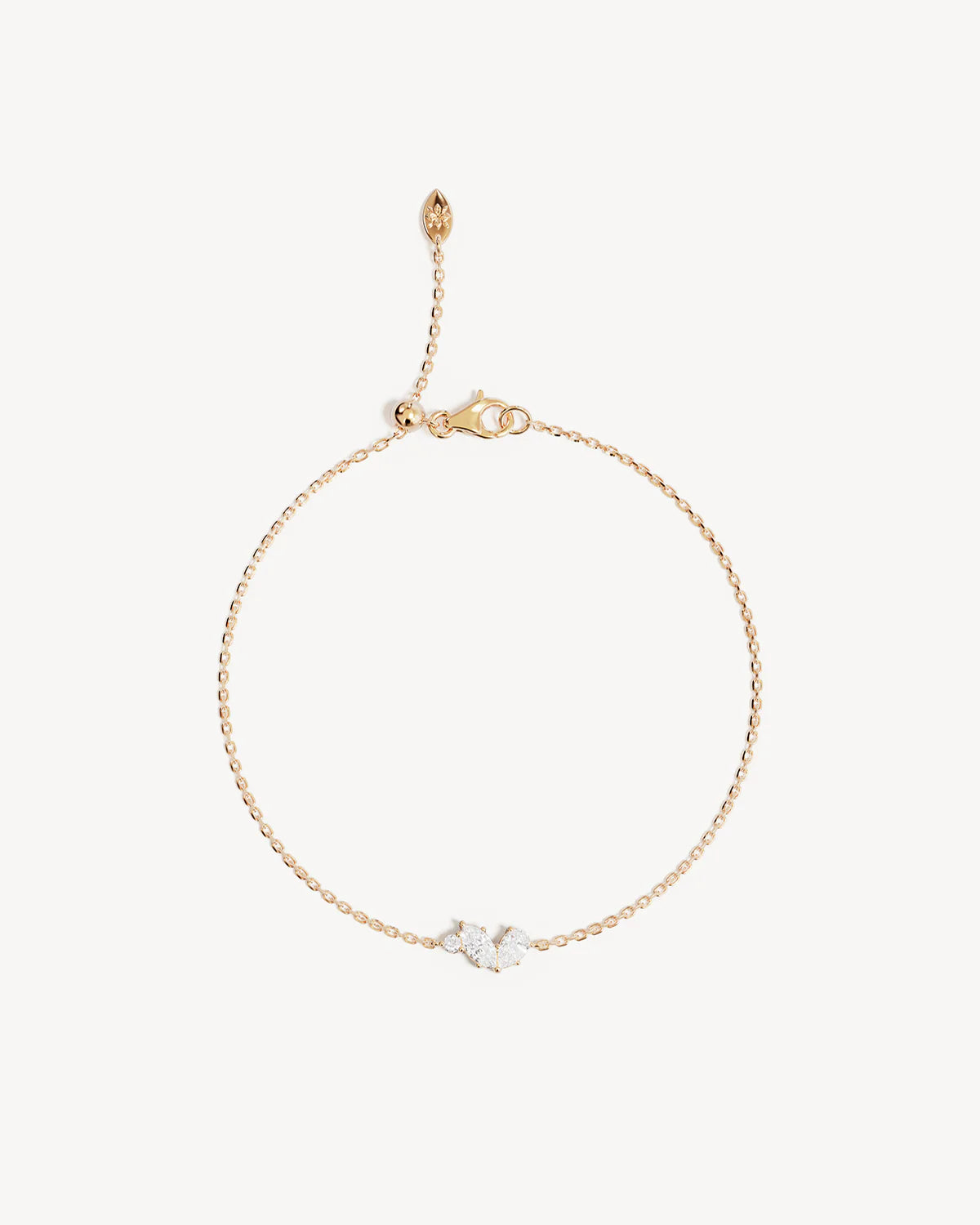 By Charlotte Crystal Wings Bracelet GOLD