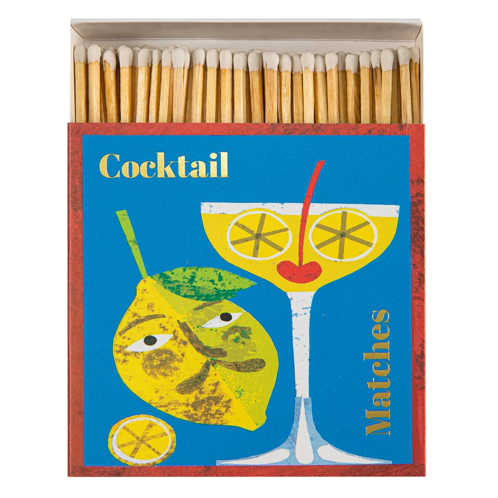 ARCHIVIST Square Box Matches ZESTY COCKTAIL