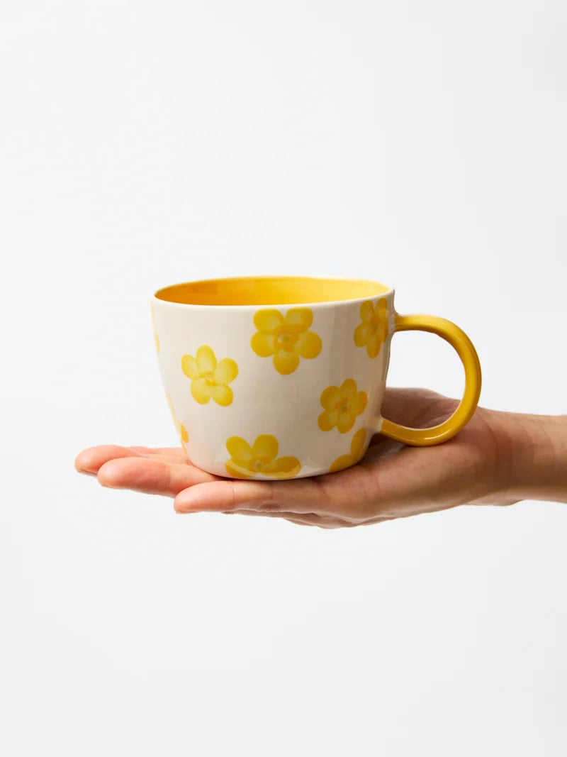 JONES & CO Chino Mug DAISY MUSTARD