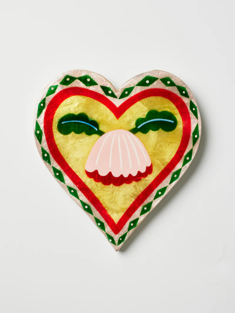 JONES & CO Bloom Nouveau Heart PINK