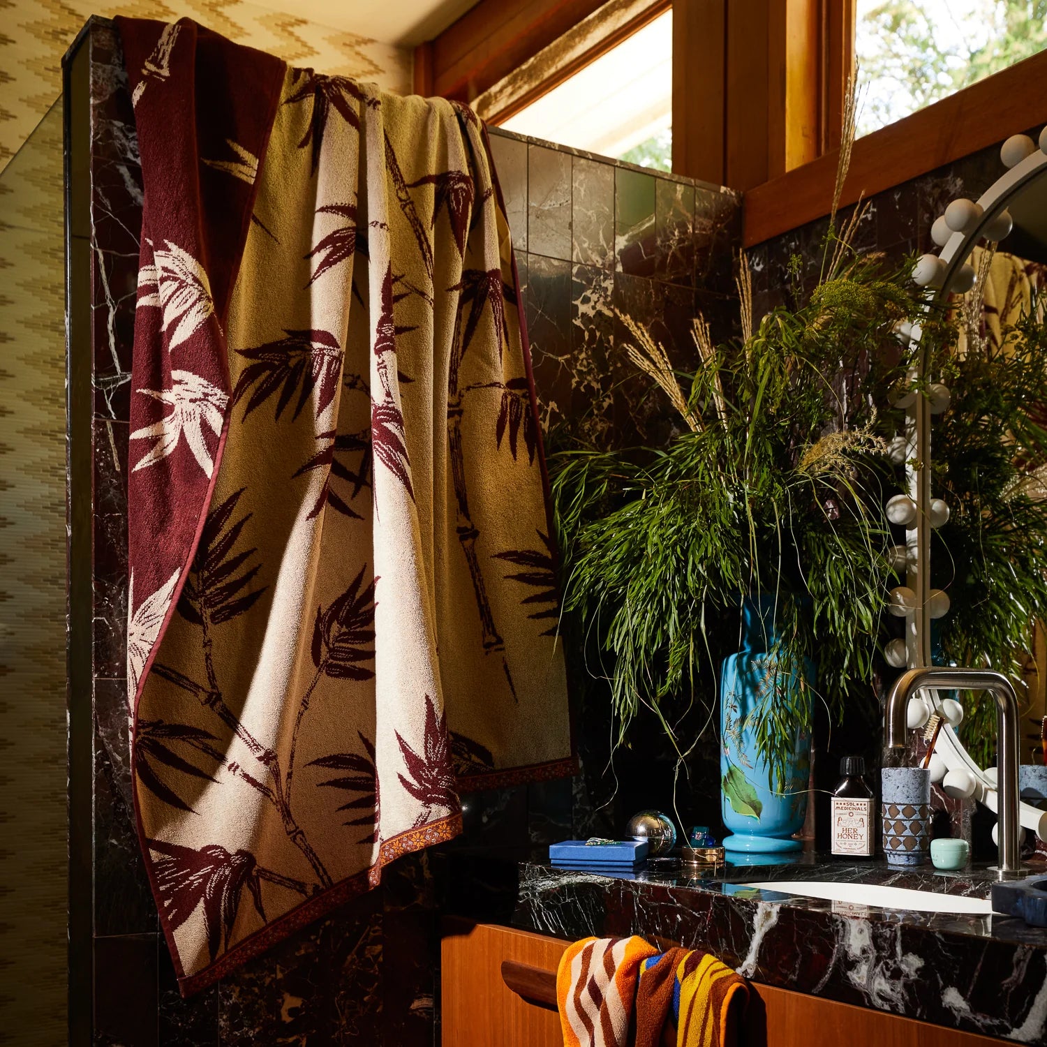 SAGE & CLARE Aneta Bath Sheet ROSEWOOD