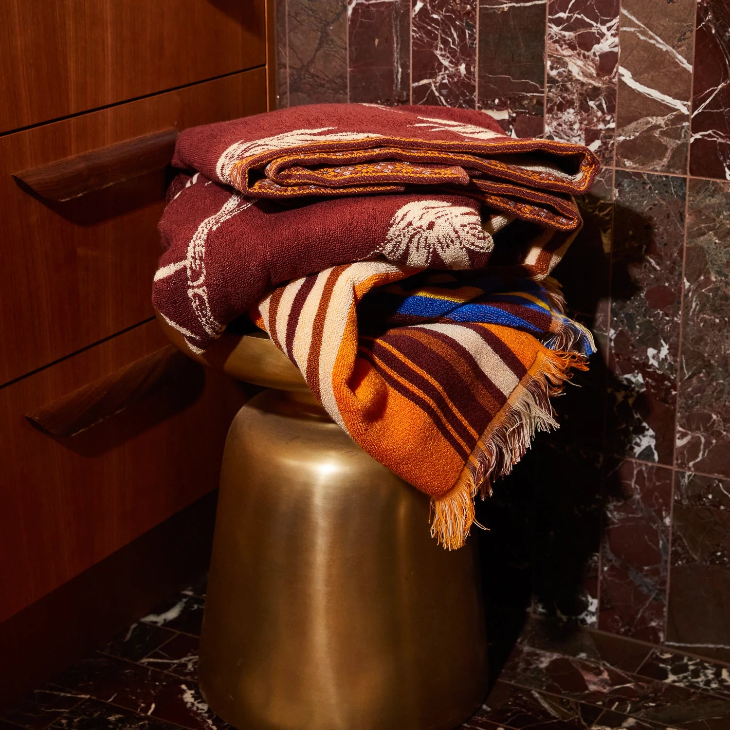 SAGE & CLARE Aneta Bath Sheet ROSEWOOD