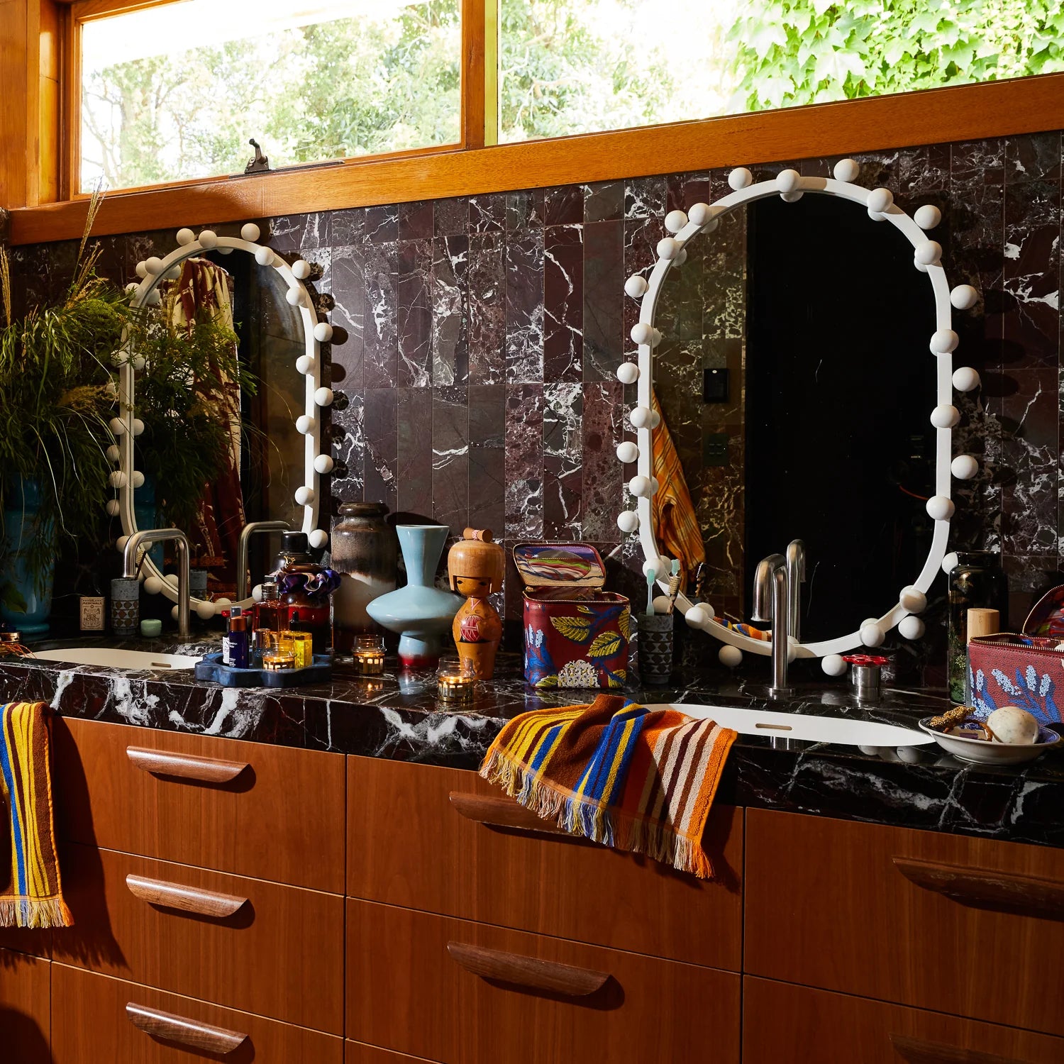 SAGE & CLARE Heidi Small Vanity Case BURNT SIENNA