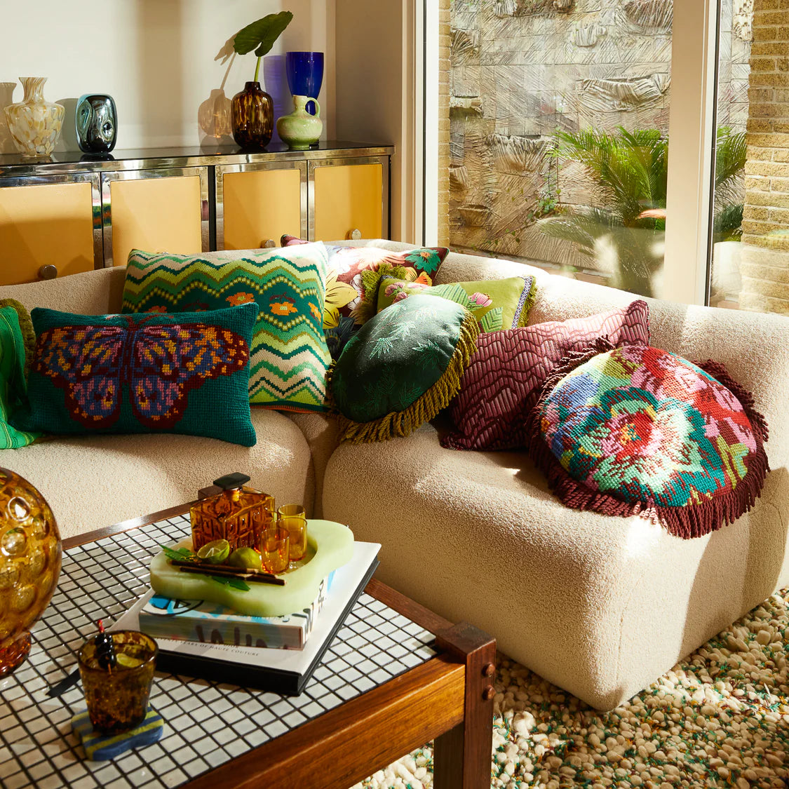 SAGE X CLARE Aneta Jacquard Cushion