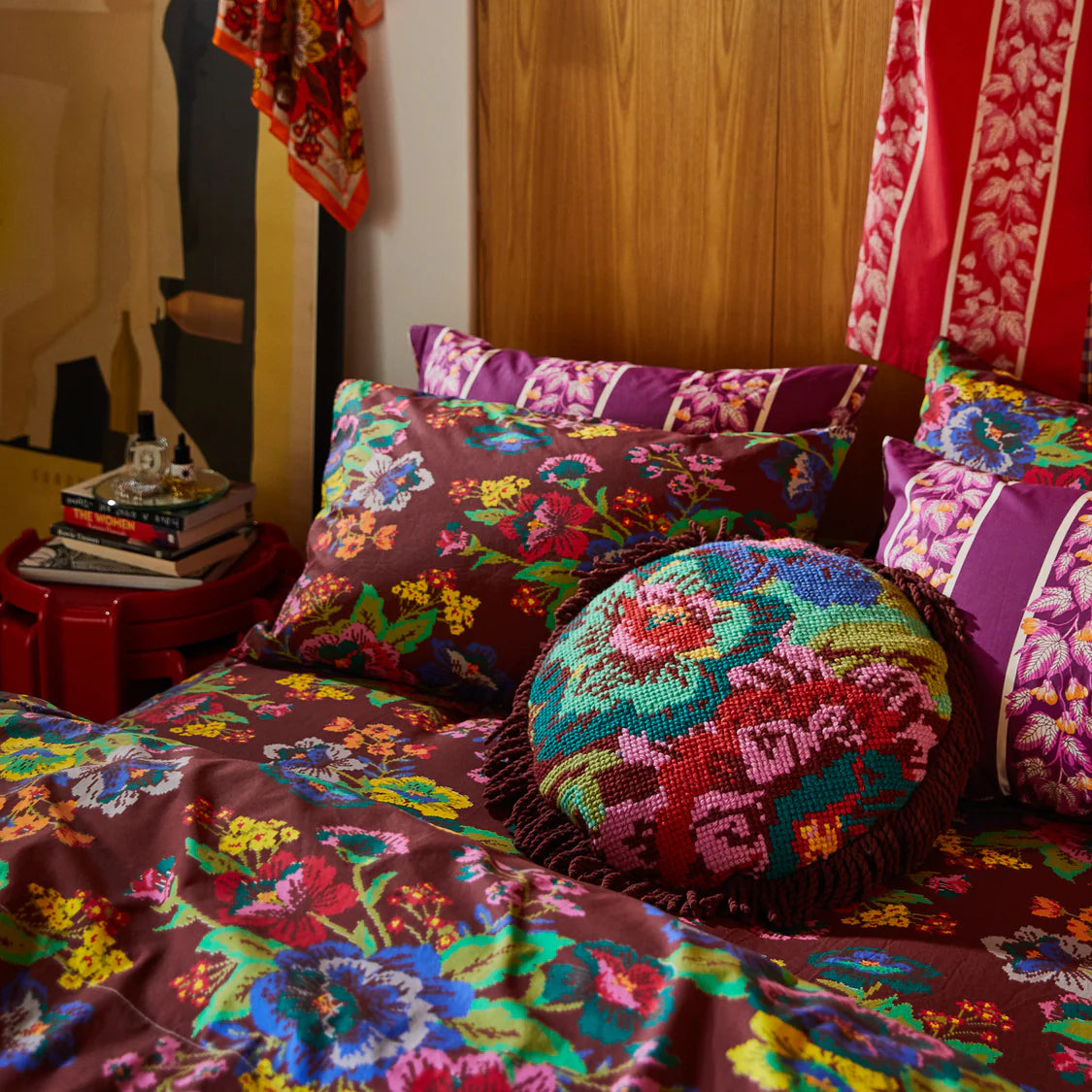 SAGE X CLARE Zita Cross Stitch Cushion