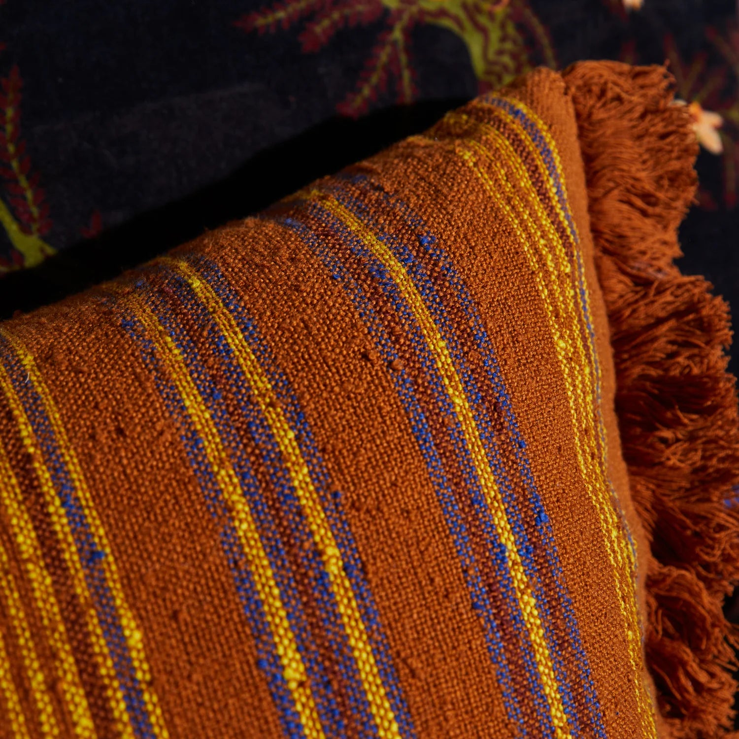 SAGE X CLARE Nicolette Woven Cushion RUSSET