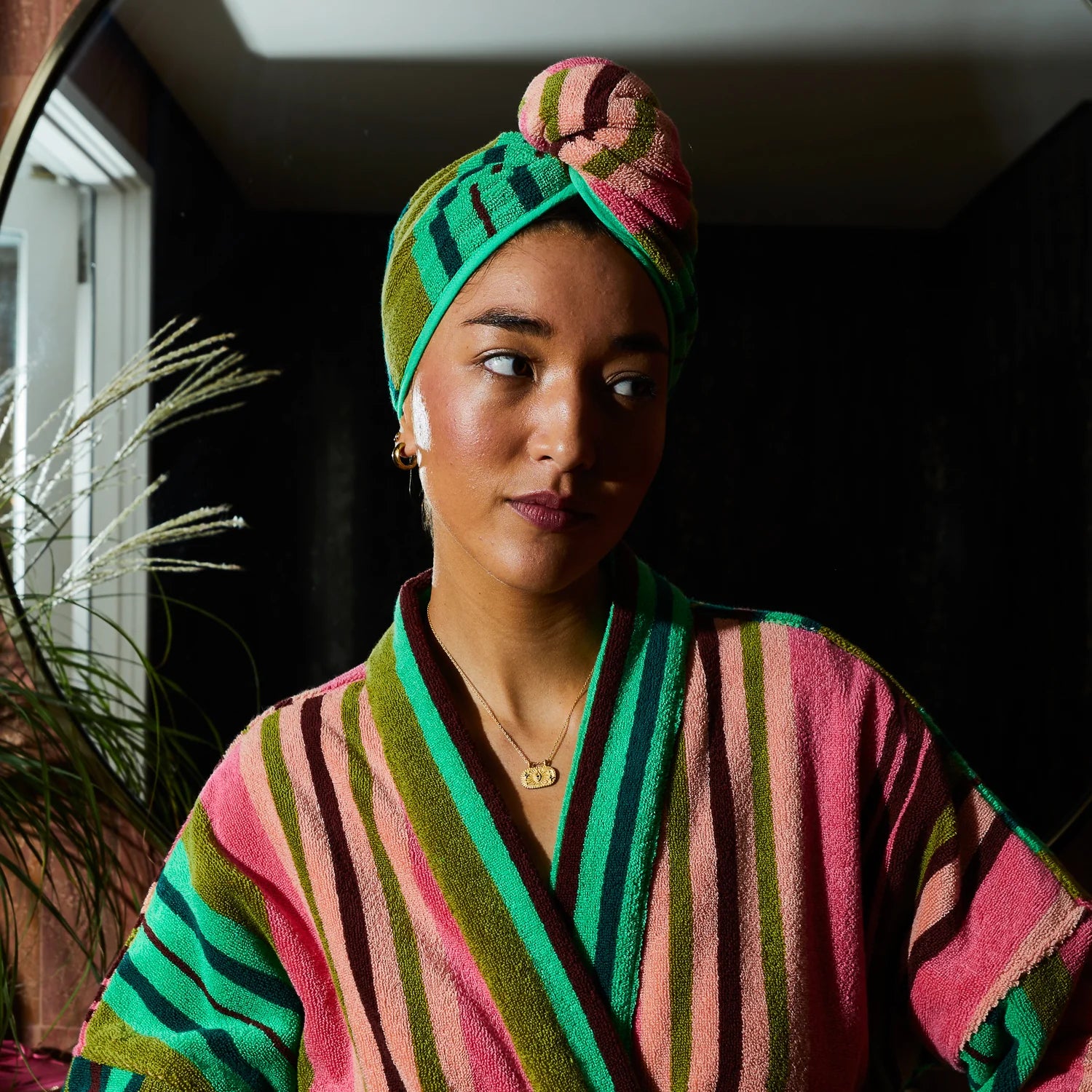 SAGE & CLARE Nicolette Hair Wrap JUNIPER