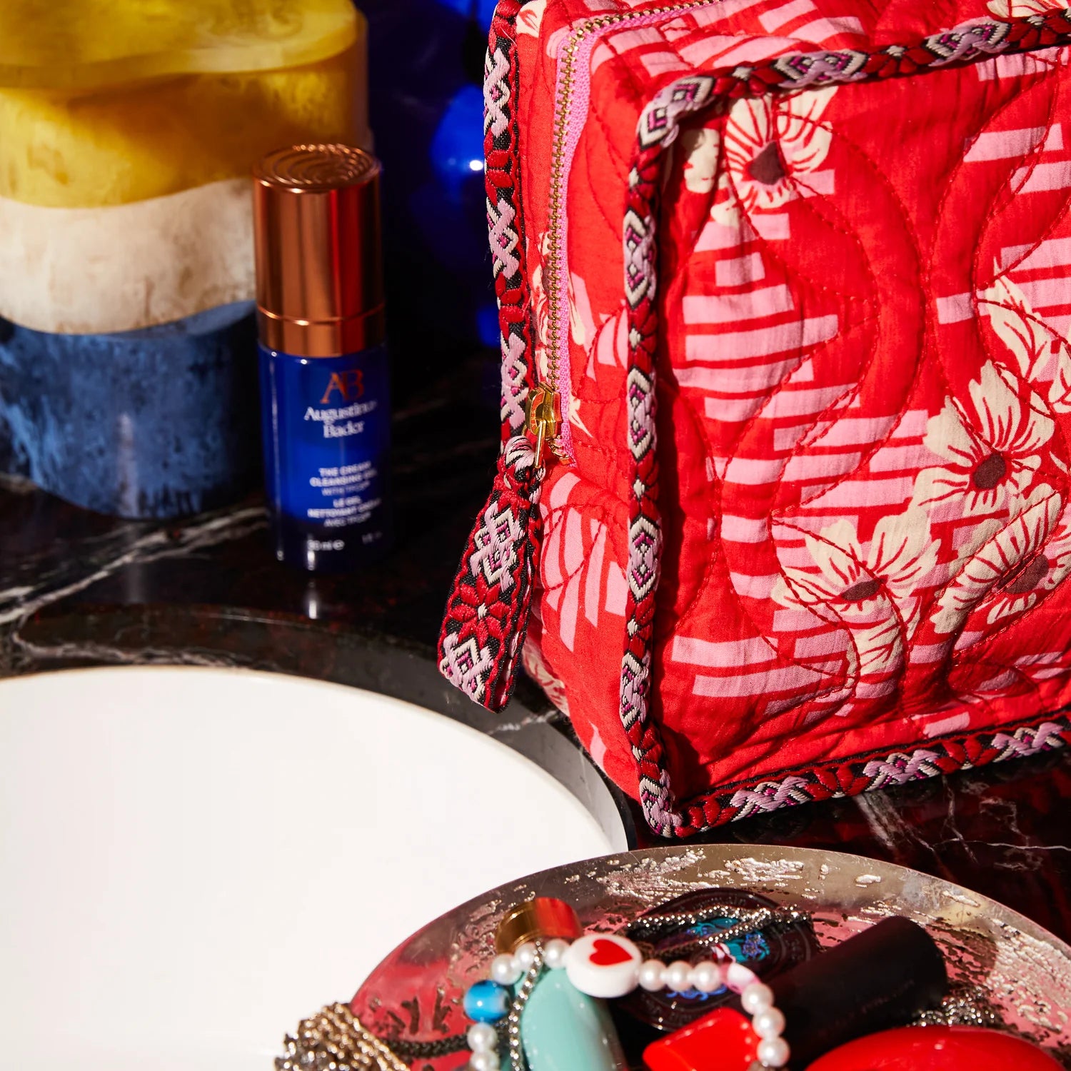 SAGE & CLARE Marta Vanity Bag VERMILLION
