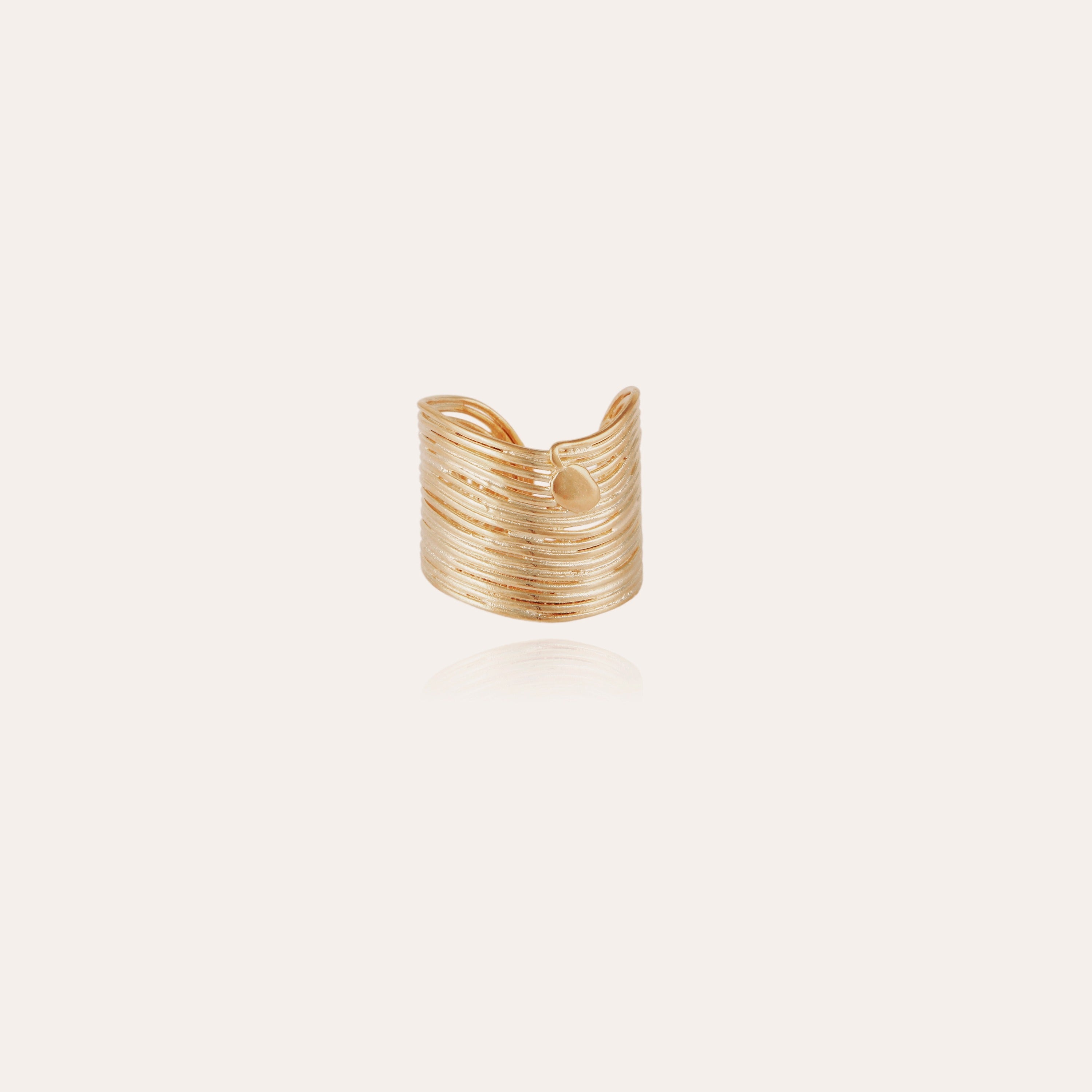 GAS BIJOUX Wave Ring GOLD