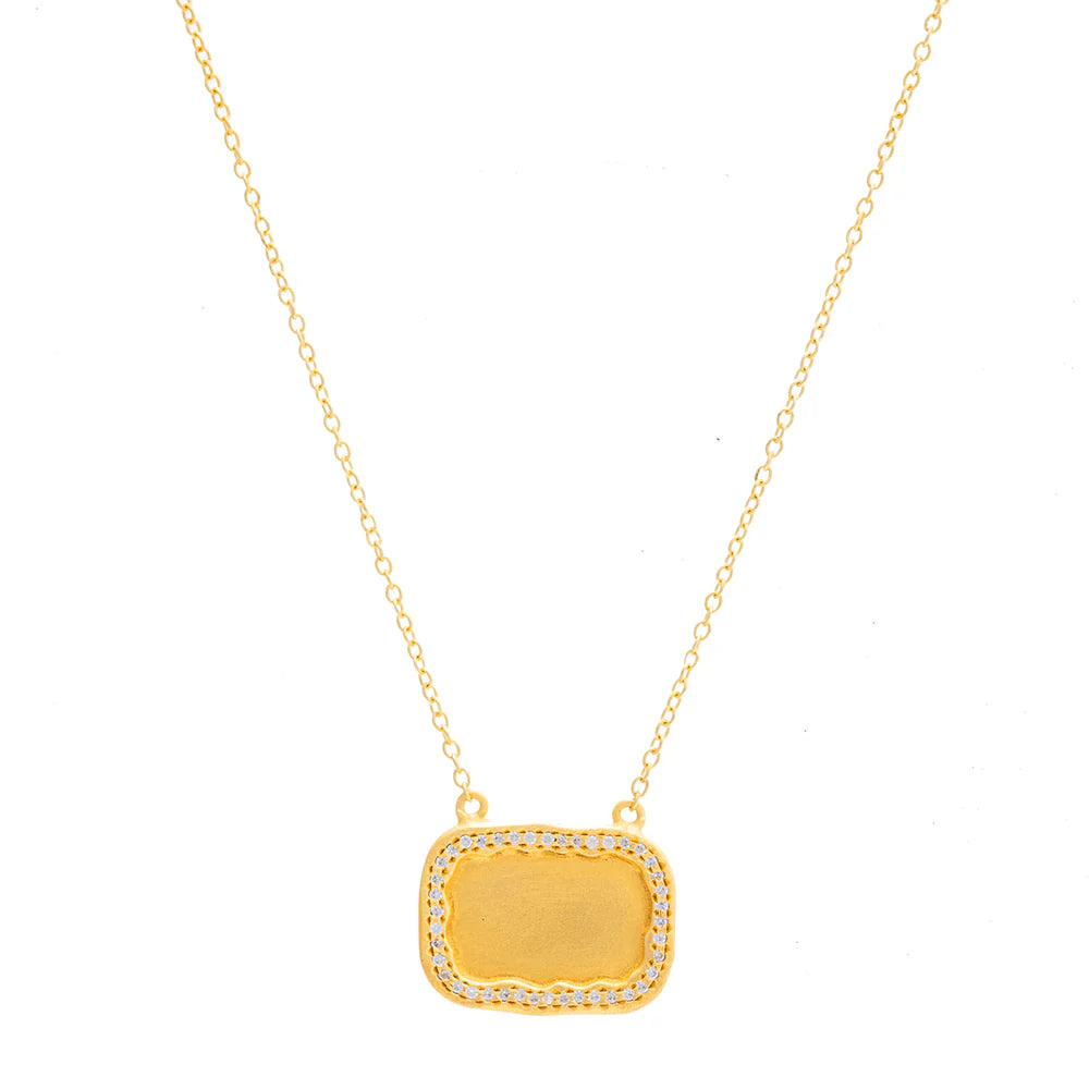 Ruby Teva Gold Bahia Necklace CUBIC ZIRCONIA