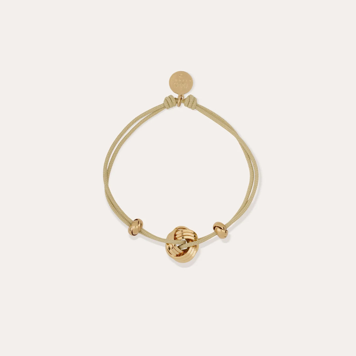 GAS BIJOUX Atik Cord Bracelet ALMOND