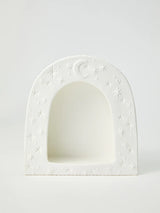 JONES & CO Luna White Wall Shelf