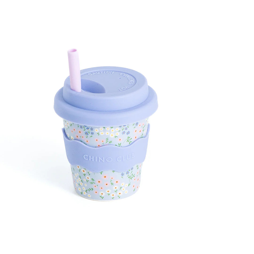CHINO CLUB Baby Chino Cup 4oz BLUE FLORAL