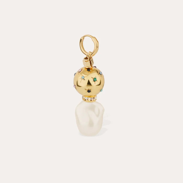 GAS BIJOUX Biwa Comete Earring PEARL