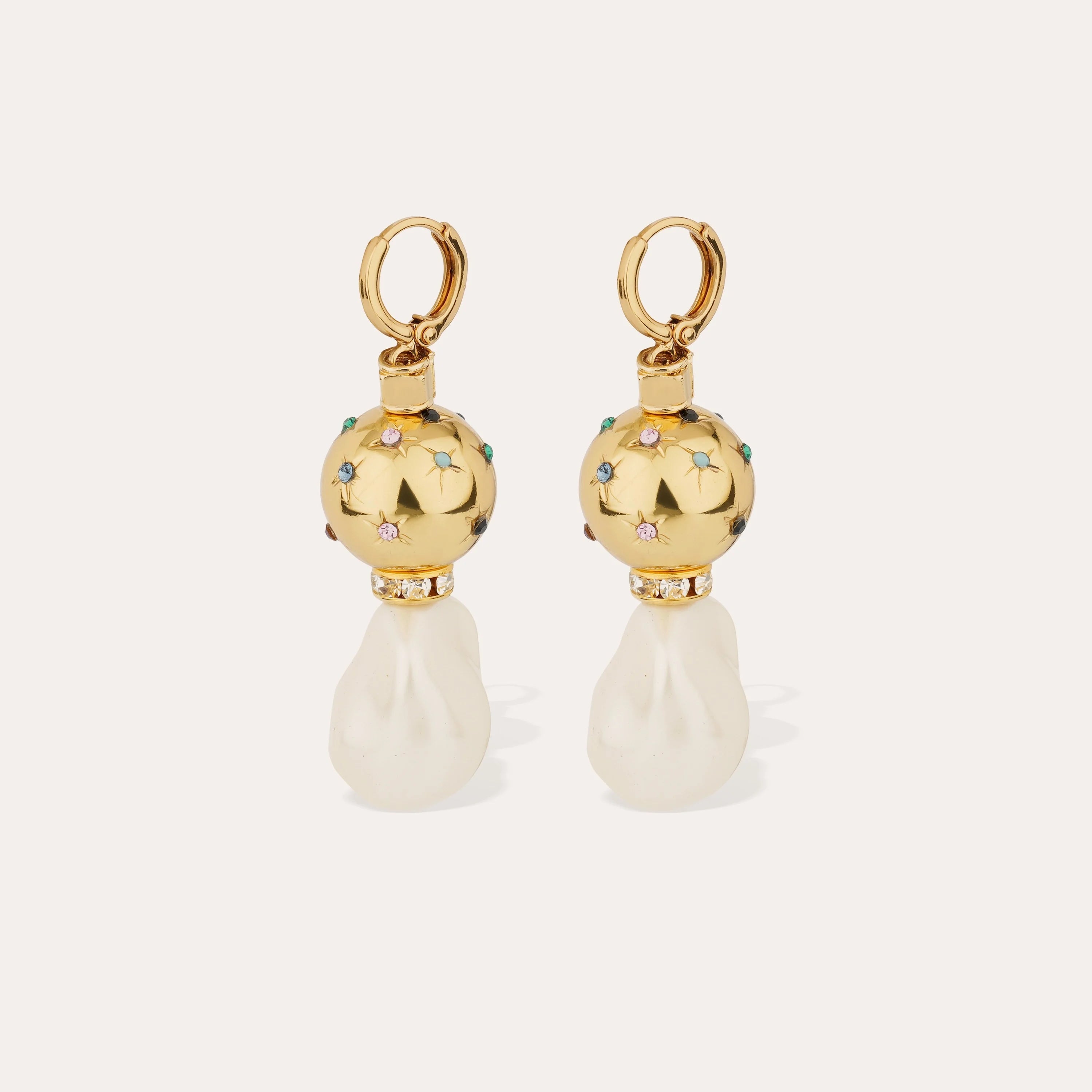 GAS BIJOUX Biwa Comete Earring PEARL
