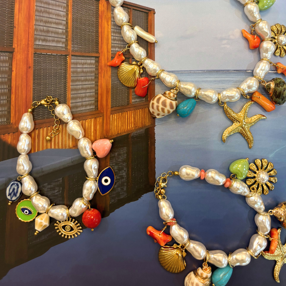 Charm Bracelet STARFISH & SHELL