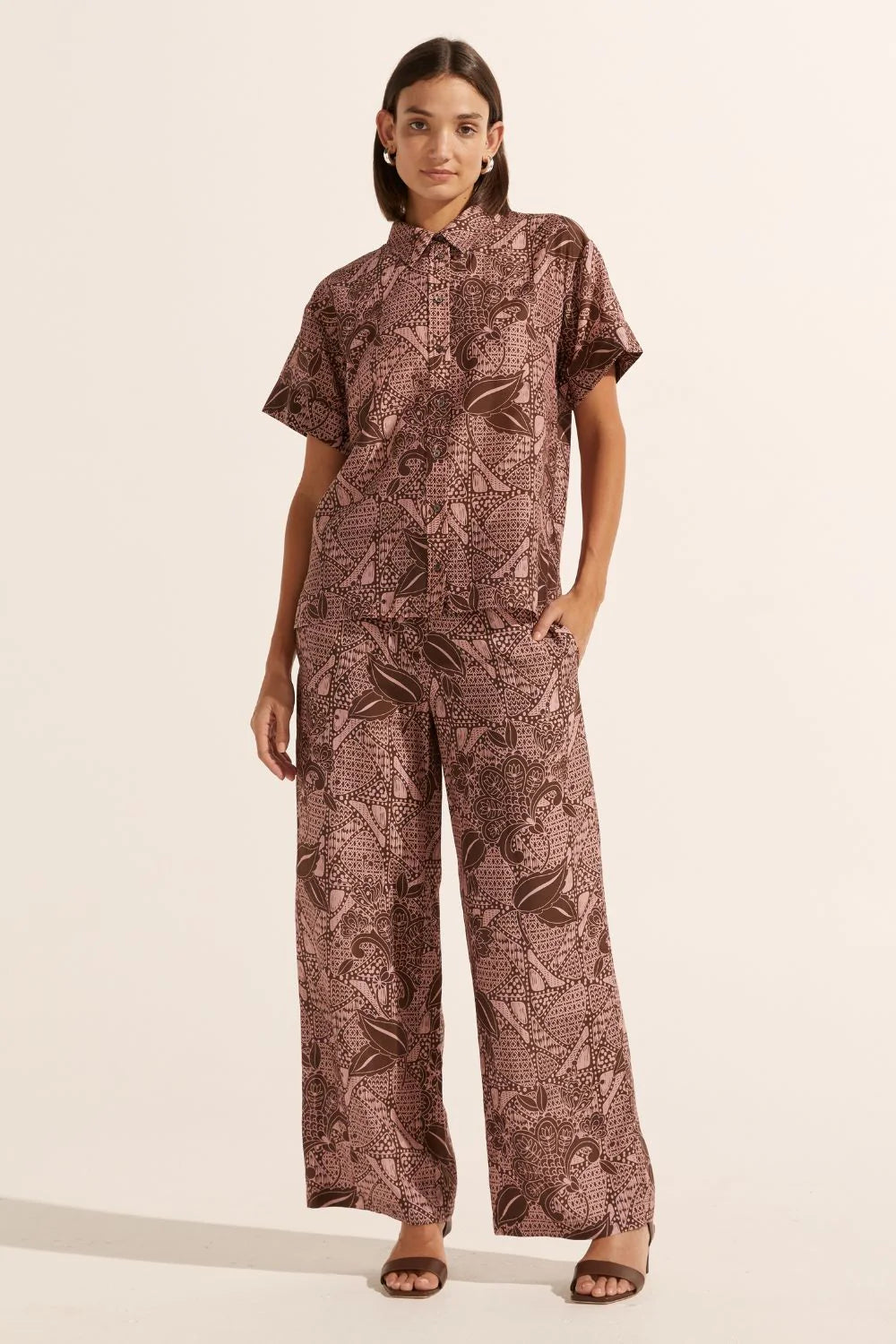 ZK Breeze Pant CACAO BATIK