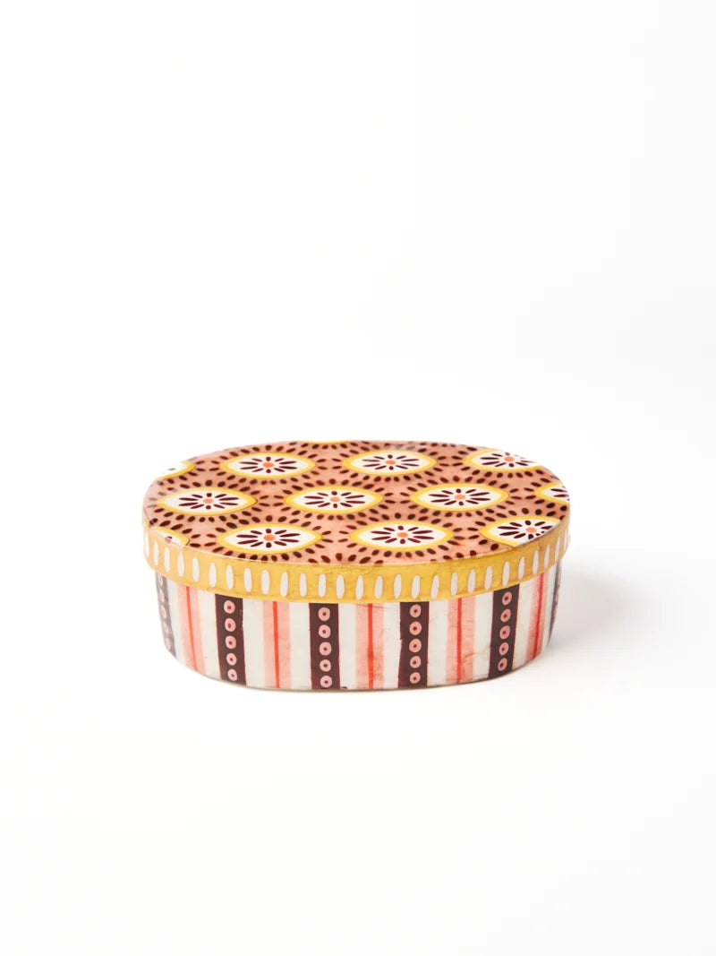 JONES & CO Samira Large Box PINK EYES