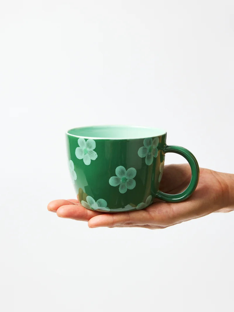 JONES & CO Chino Mug DAISY GREEN