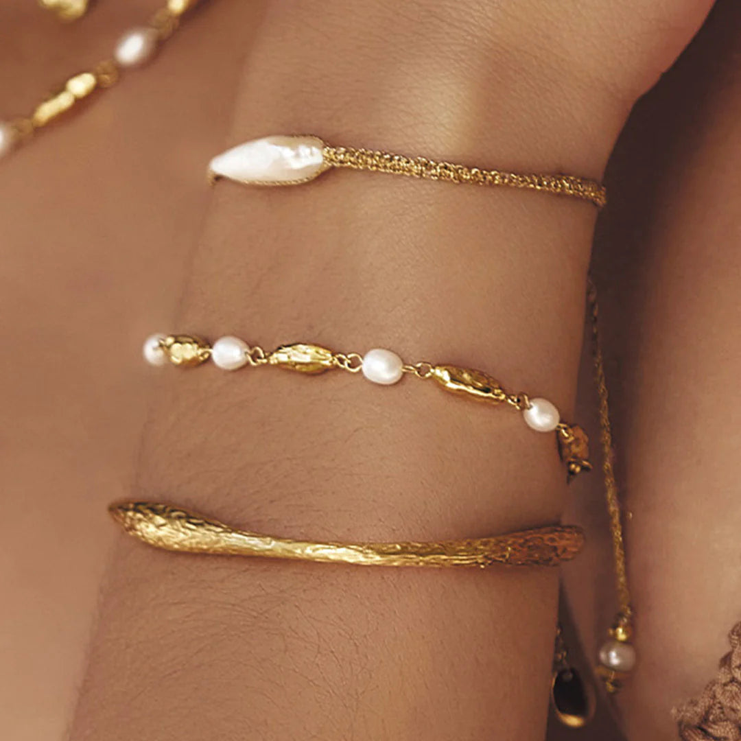 Arms of Eve Mimi Bracelet PEARL + GOLD