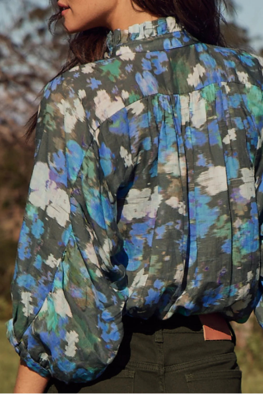 Zoe Kratzmann Crescendo Top FOREST BLUR