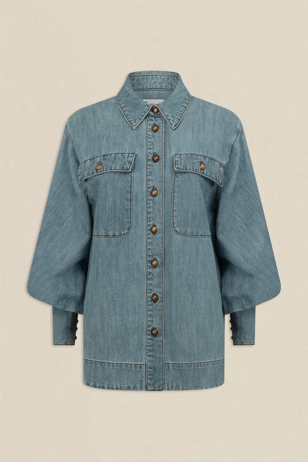 ZOE KRATZMANN Crest Top LIGHT WASH DENIM