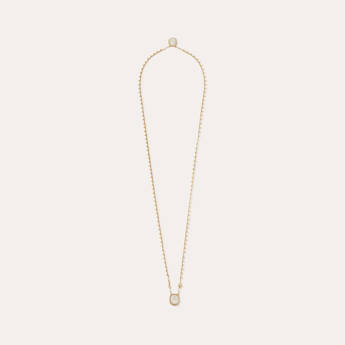 GAS BIJOUX Scapulaire Necklace PEARLS
