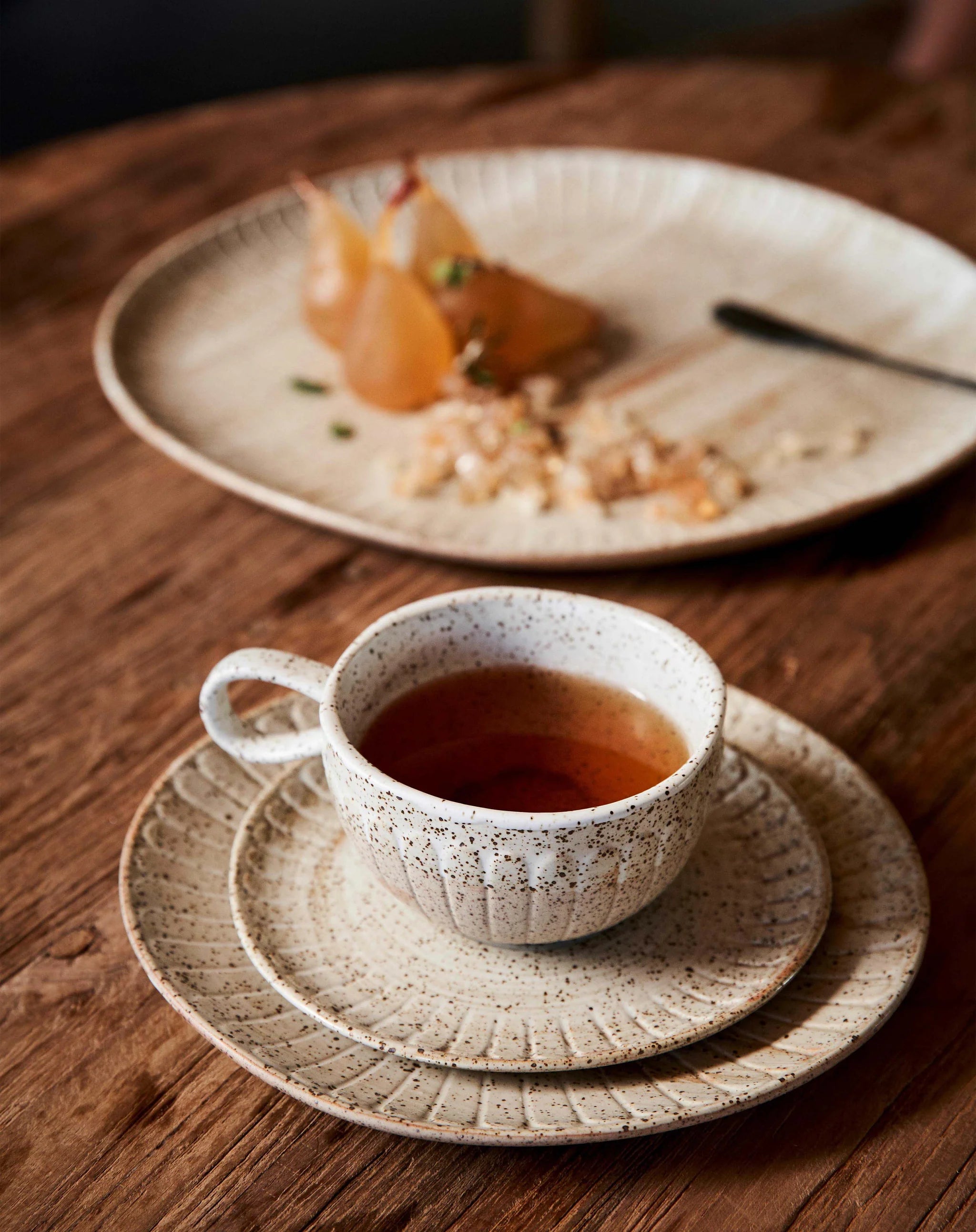 ROBERT GORDON Cup & Saucer WHITE CEYLON