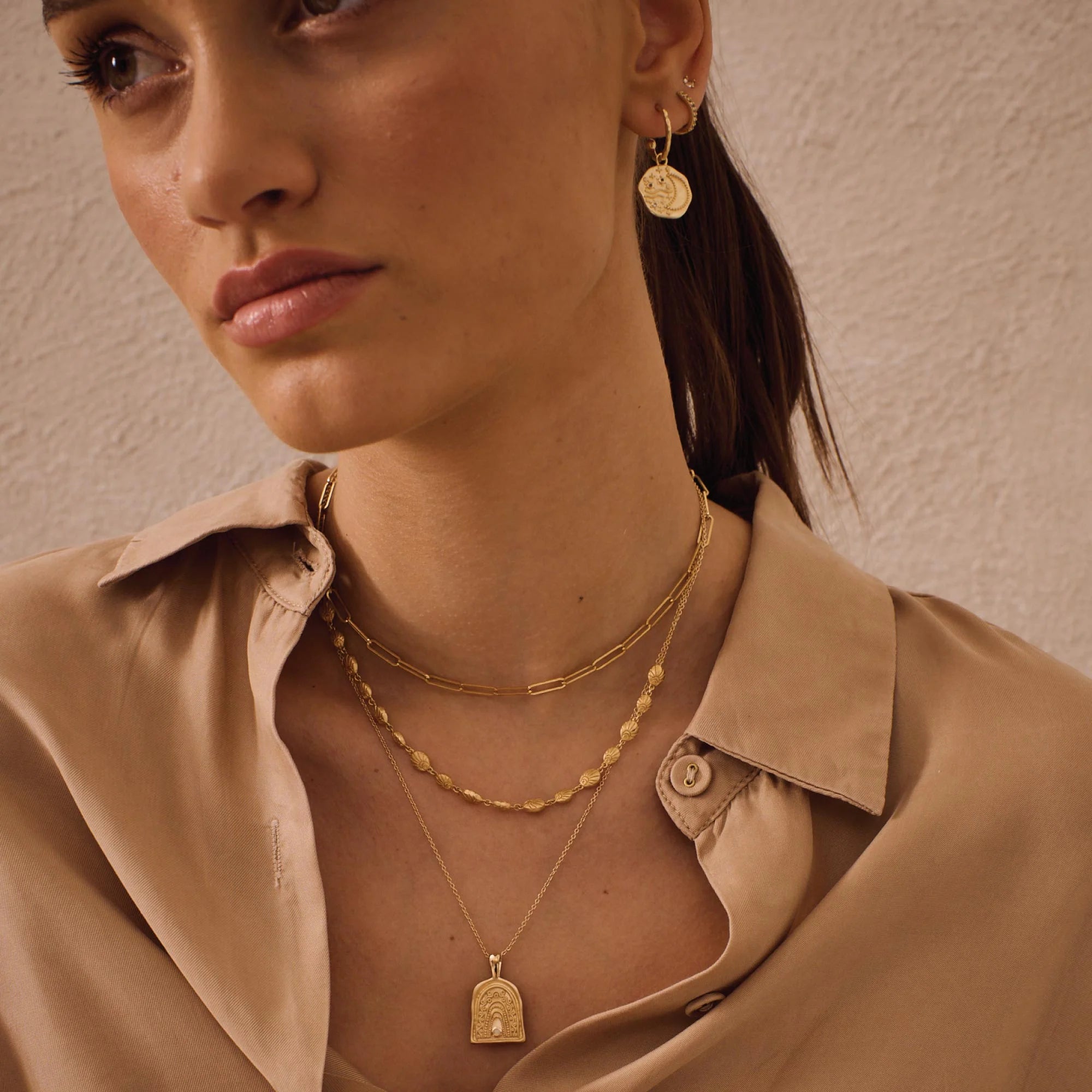 MURKANI Rainbow Spirit Necklace GOLD