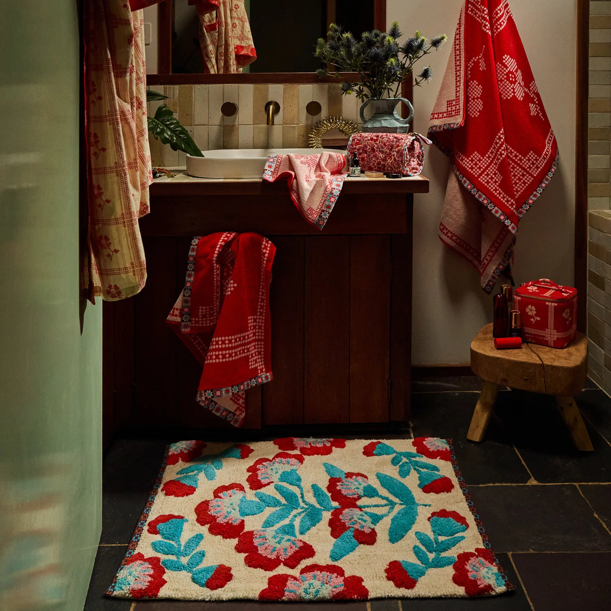 SAGE X CLARE Winona Bath Mat MOONLIGHT