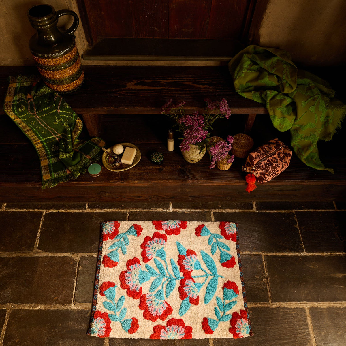 SAGE X CLARE Winona Bath Mat MOONLIGHT