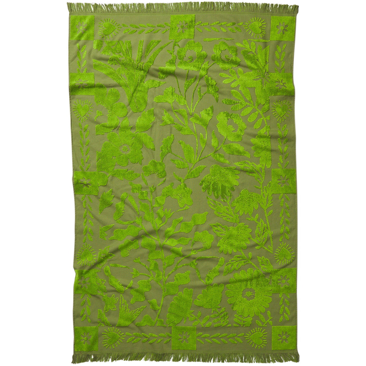 SAGE & CLARE Indiana Bath Sheet CACTUS GREEN