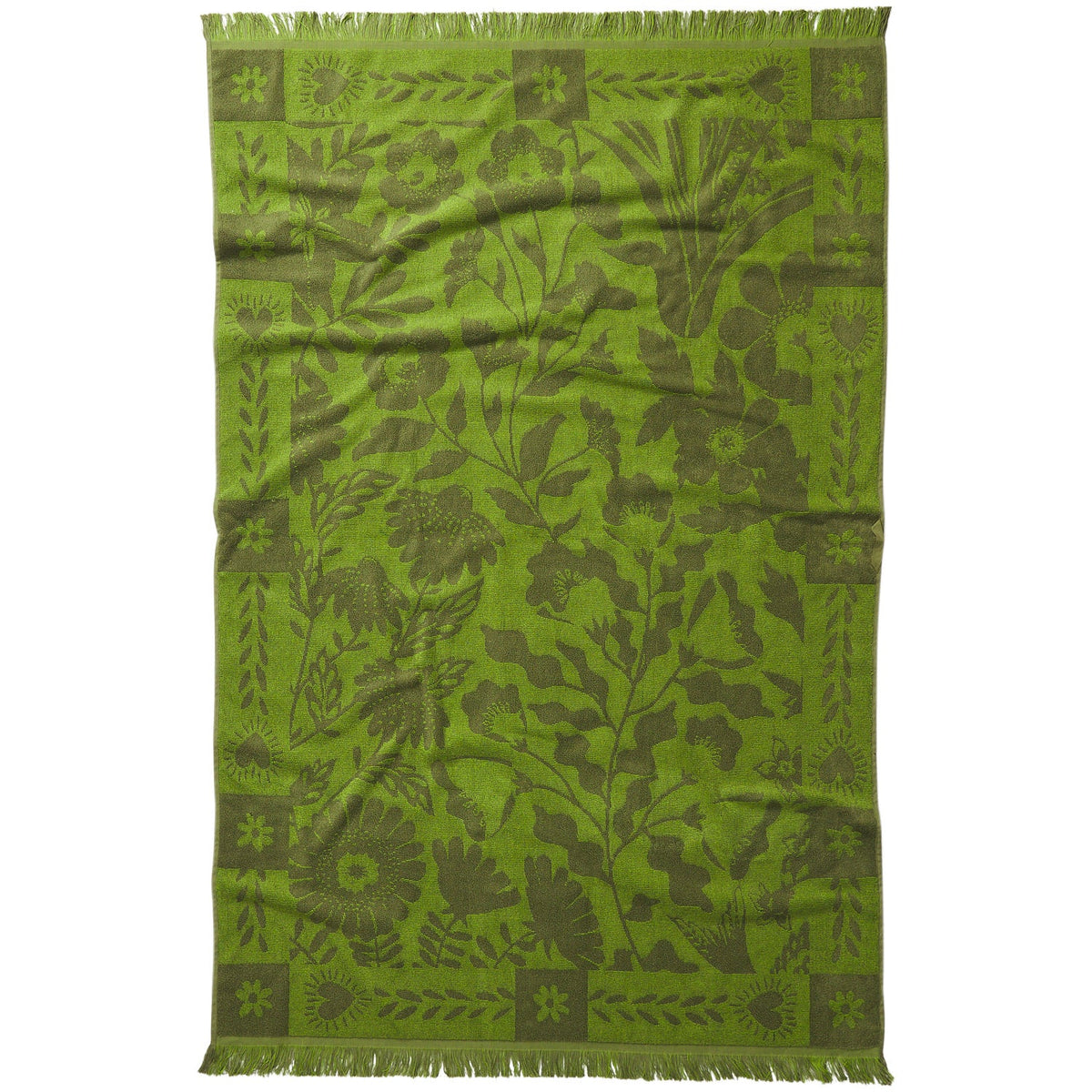 SAGE & CLARE Indiana Bath Sheet CACTUS GREEN