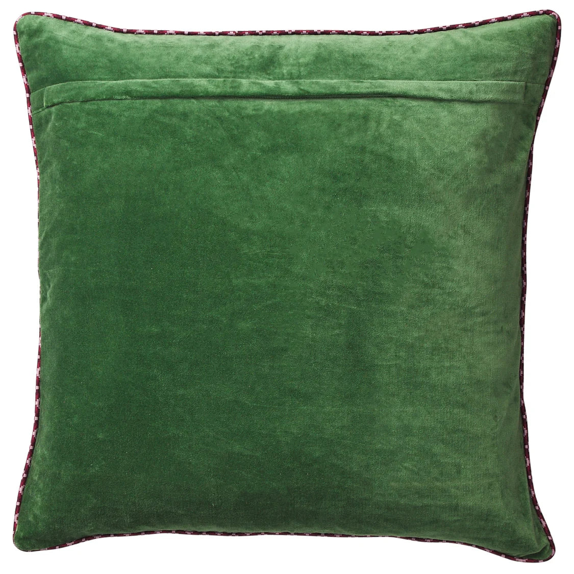 SAGE X CLARE Marnie Velvet Cushion HUNTER GREEN