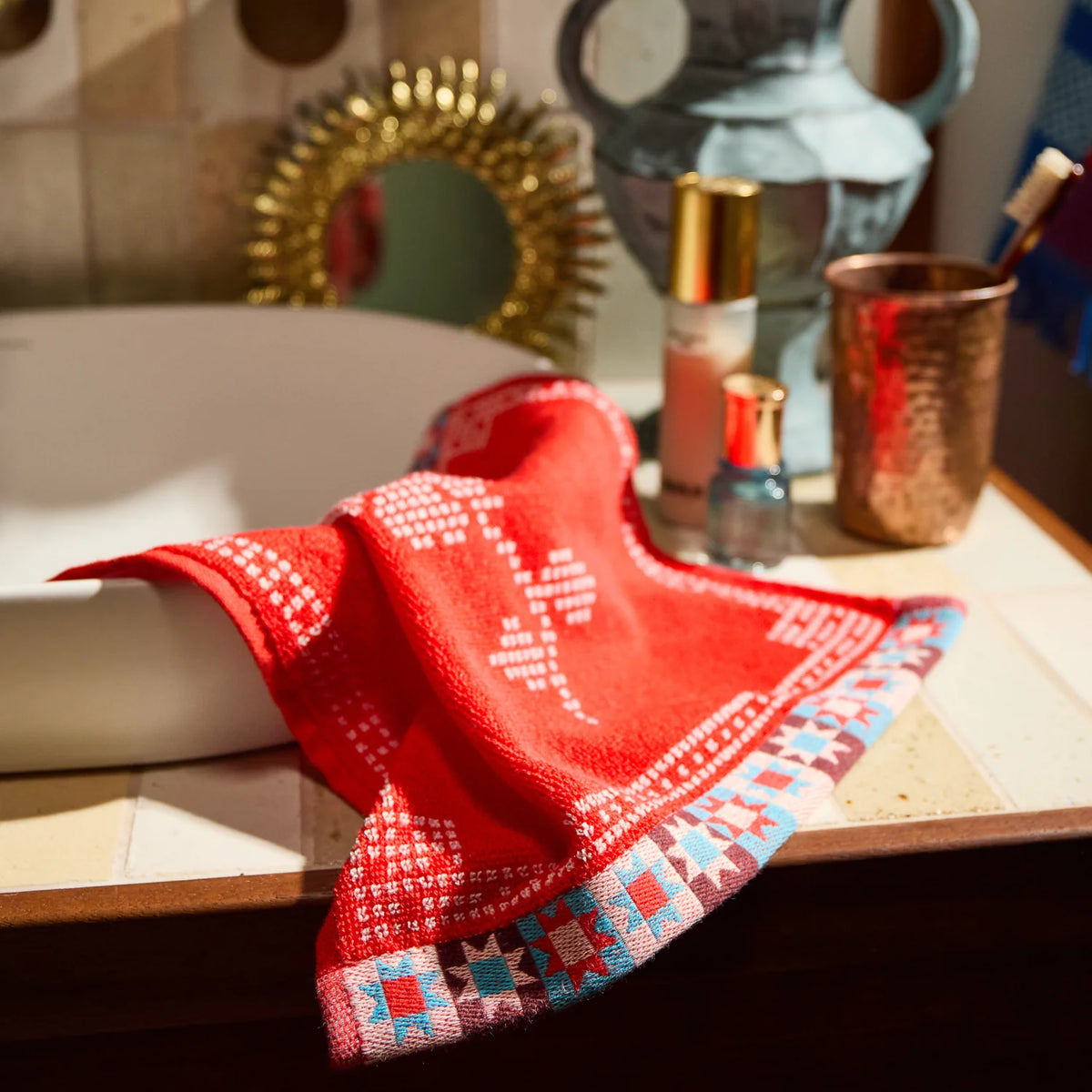 SAGE & CLARE Bonny Face Washer Set POPPY